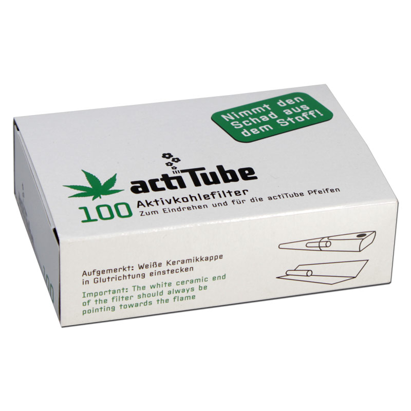 Acti-Tube Aktivkohlefilter 100Stk